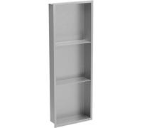 Mexen X-Wall-R étagère encastrée avec rebord et tablette 90 x 30 cm, inox - 1910903010S 14885 5907709146228