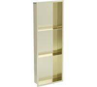 Mexen X-Wall-R étagère murale avec rebord et tablette 90 x 30 cm, or brossé - 1950903010S 14887 5907709146723