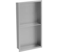 Mexen X-Wall-R étagère murale encastrée avec rebord et étagère 60 x 30 cm, inox - 1910603010S 14873 5907709146198