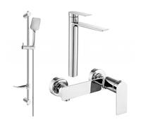 Mexen Zero DF62 ensemble de douche, chromé - 71114DF62-00 5833 5907709199613