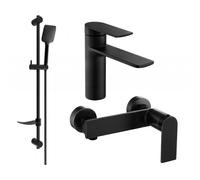 Mexen Zero DF62 ensemble de douche, noir - 71104DF62-70 5802 5907709199194