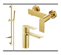 Mexen Zero DF70 ensemble de douche, doré - 71104DF70-50 5866 5907709199217