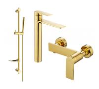 Mexen Zero DF70 ensemble de douche, doré - 71114DF70-50 5878 5907709199651
