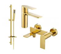 Mexen Zero DQ02 ensemble de baignoire, doré - 71103DQ02-50 5863 5907709199088