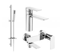 Mexen Zero DQ02 ensemble de bain, chrome - 71103DQ02-00 5793 5907709199071