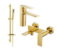Mexen Zero DQ02 ensemble de baignoire, doré - 71103DQ02-50 5863 5907709199088