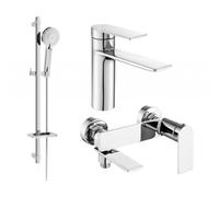 Mexen Zero DQ40 ensemble de bain, chrome - 71103DQ40-00 5795 5907709199101