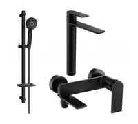 Mexen Zero DQ40 ensemble de bain, noir - 7113DQ40-70 5828 5907709199569