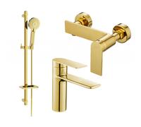 Mexen Zero DQ40 ensemble de douche, doré - 71104DQ40-50 5868 5907709199279