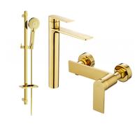 Mexen Zero DQ40 ensemble de douche, doré - 71114DQ40-50 5880 5907709199712