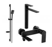 Mexen Zero DS62 ensemble de baignoire, noir - 7113DS62-70 5830 5907709199583