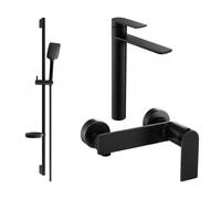 Mexen Zero DS62 ensemble de douche, noir - 71114DS62-70 5842 5907709199743