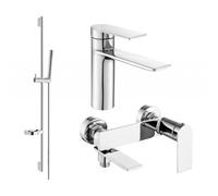 Mexen Zero DS70 ensemble de bain, chrome - 71103DS70-00 5799 5907709199156