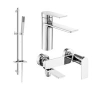 Mexen Zero DQ02 ensemble de bain, chrome - 71103DQ02-00 5793 5907709199071