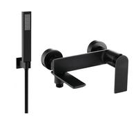 Mexen Zero R02 mitigeur de baignoire avec ensemble de douche, noir - 7113R02-70 5854 5907709199910