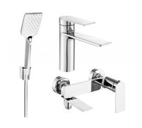 Mexen Zero R62 ensemble de bain, chrome - 71103R62-00 5817 5907709199392
