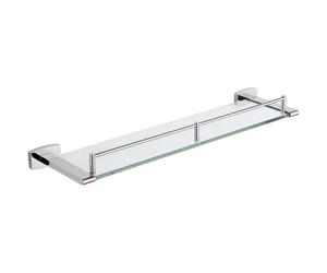 Mexen Zoja étagère en verre suspendue, chrome - 7019137-00 6687 5907709171077