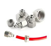 MEXEWORD 1 raccord Rapide PCF cuivre 1/8" 1/4" 3/8" 1/2" BSP Femelle raccords pneumatiques connecteur Rapide à enfoncer raccord d'air OD 4 6 8 10MM(OD 6MM 1/8")
