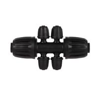 MEXEWORD Lot de 10 connecteurs verrouillables for Tuyau DN16 mm vers Tuyau 4/7 mm, Interface 4/6 Voies, for Irrigation de Jardin et verger, répartiteur d'eau Multi-Voies(6-Way Connector)