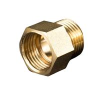 MEXEWORD Raccord en Laiton F/M M10 M12 M14 M16 M18 M20 M22, connecteurs de tuyaux en Laiton à Filetage Femelle à mâle, Adaptateur de coupleur en cuivre, Joint fileté(M20X1.5-M16X1.5)