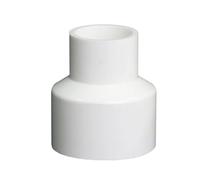 MEXEWORD Raccord PVC Blanc 20/25/32/40/50/63/75/90/110/125/160/200 mm Raccord réducteur Droit for Tuyau d'eau(63-25mm)