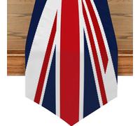 Mexpekil Chemin de table motif Union Jack britannique pour table de salle à manger, table basse, décoration de table longue pour fête de mariage, 33 x 178 cm