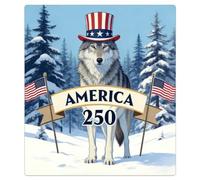 Mexpekil Wolf America's Couvercle magnétique pour lave-vaisselle | Housses décoratives réutilisables pour lave-vaisselle, panneau avant magnétique, autocollant pour appareils de cuisine