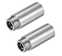 MEXRUMI 2 Pièces Rallonges De Pommeau De Douche En Acier Inoxydable Tube Prolongateur De Douche Bras D'Extension De Pomme De Douche Rallonge De Pommeau De Douche Extension Pour Pommeau De Douche Fixe