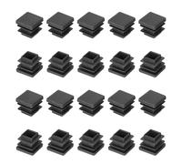MEXRUMI 20 Bouchons À Lamelles 35X35 Mm Pour Tube Carré,Bouchons De Tube Carré Bouchons De Tube Pour Couvrir Le Tube En Acier, Tube En Acier Inoxydable, Tube En Aluminium & Profilé En Aluminium