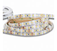 Mextronic 24V LED Rayures 5m Bande 3528 Blanc Chaud (2700K) 48W 500CM 24V IP44