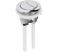 MEXWLOP 1 paquet de boutons remplacement pour bouton chasse d'eau | avec quatre tiges, double kit rond idéal, pour salle bain, mécanisme standard