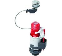 MEXWLOP Pour Wirquin 10723580 Mécanisme Double Chasse avec Câble Mw2 | Rouge et Gris