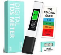 MEXYBE 2024 Testeur d'eau numérique 4 en 1 TDS Meter - Compteur TDS EC et température (°C, °F) précis et fiable - 0-9990 ppm - Tests professionnels pour l'eau potable, les systèmes RO/DI, les