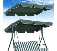 MEYAGOT Auvent Universel pour Balancelle Hollywoodienne, Toit De Rechange Universel, Pare-Soleil Universel, Housse De Toit De Rechange Toit De Balancelle Universal 195 * 125 * 15cm(Vert)