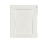 Meyco Baby Romantic Flower Tapis de Parc pour bébé Matériau Doux et sûr Double Face Extérieur 100% Coton Envers 100% Velours Blanc crème 77 x 97 cm