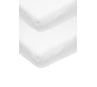 Meyco Drap-Housse Molton Stretch Pack de 2 70x140/150cm protège-Matelas | 80% coton - Certifié Oeko Tex - extra élastique - Protège-matelas - respirant et absorbant l'humidité