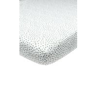 Meyco Home Basic Jersey Cheetah, Drap pour 1 Personne (Drap avec qualité Jersey Doux, 100% Coton, Ajustement Parfait grâce à Un Cordon élastique Tout Autour, Taille : 90 x 200 cm), Vert forêt