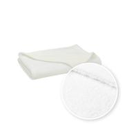 Meyco Home Bouclé Plaid Douillet de qualité supérieure - Confort et Style combinés - en Tissu bou e Luxe - pour canapé et lit - 130 x 170 cm - Blanc cassé