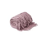 Meyco Home Uni Plaid, Couverture en Laine (Douce et légère, Utilisation Polyvalente, Couverture 100% Acrylique, Entretien Facile, Design Impressionnant, Taille : 130 x 170 cm), Violet