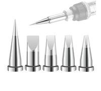 Meyola LT Lot de 5 pannes à souder de rechange pour Weller WP80 WSP80 W13338 WD1000 WD2000 WSD81 WS81 WSF81D8 WS81D8 WS81D5 Fer à souder Poignée Pointe Blanc
