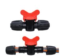 MEYTXOA Raccord Tuyau D'arrosage PE Pipe Connector Garden Drip Irrigation | 5PCS 16mm 1 2 Tee Coupling Threaded Lock(KSL01-KIT243-5PCS)