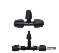 MEYTXOA Raccord Tuyau D'arrosage PE Pipe Connector Garden Drip Irrigation | 5PCS 16mm 1 2 Tee Coupling Threaded Lock(KSL01-KIT239-5PCS)