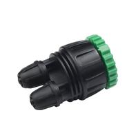 MEYTXOA Raccord Tuyau D'arrosage PE Pipe Connector Garden Drip Irrigation | 5PCS 16mm 1 2 Tee Coupling Threaded Lock(KSL01-KIT237-5PCS)