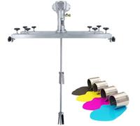 MEYVSAB Agitateur pneumatique pour réservoir, 1000L 1/2Hp 3/4Hp 1Hp Machine mélangeur de peinture, hélice pliante, avec support de suspension, H005