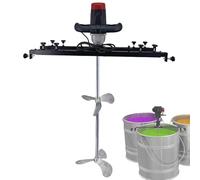 MEYVSAB Mélangeur à réservoir électrique, agitateur de 3000 W avec support de suspension et hélice pliable pour mortier, épices, peinture, joint, plâtre, fin, taille unique