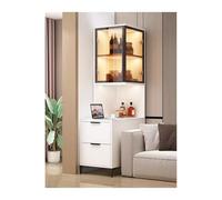 Mf5rGb7pD Table d'appoint Canapé Table d'appoint Ardoise canapé Buffet Armoire latérale coulissante Fente bibliothèque Coin Rangement lumière Luxe