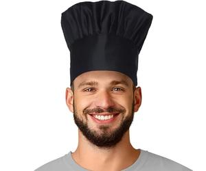 MFAZ Morefaz Ltd Ensemble tablier blanc noir + chapeau de chef poche barbecue traiteur cuisine tablier cuisine