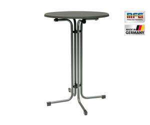 MFG table haute 80 cm pliable, anthracite/ardoise, résistant aux intempéries