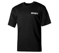 MFH T-shirt Security Homme Urbain L'Exercice Sécurité Tactique Outdoor Noir