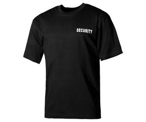 MFH T-shirt Security Homme Urbain L'Exercice Sécurité Tactique Outdoor Noir
